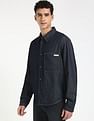 Calvin Klein Jeans Solid Regular-Fit Denim Shirt