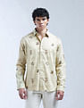 Flying Machine Floral Printed Color Of Home Shirt
