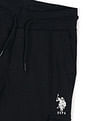 U.S. Polo Assn. Kids Boys Solid Pure Cotton Track Pants