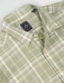 Arrow Sports Point Collar Plaid Check Casual Shirt
