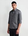 Arrow Sports Slim Fit Geometric Print Shirt