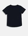 Tommy Hilfiger Kids Girls Logo Slim-Fit Cotton T-Shirt