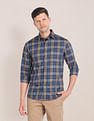 U.S. Polo Assn. Cutaway Collar Plaid Check Shirt