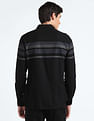 Flying Machine Horizontal Stripe Cotton Shirt