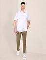 U.S. Polo Assn. Mid Rise Solid Denver Trousers