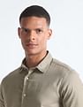 Flying Machine Barrel Cuff Overdyed Shirt