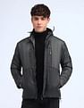 Flying Machine Regular Fit Solid Padded Jacket
