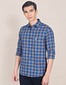U.S. Polo Assn. Spread Collar Grid Tattersall Check Casual Shirt