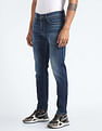 Flying Machine Slash Slim Tapered Fit Whiskered Jeans