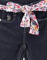 U.S. Polo Assn. Kids Girls Mid Rise Bootcut Jeans