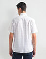 Arrow Sports Abstract Print Slim Shirt