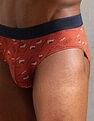 U.S. Polo Assn. Low Rise Printed OEB16 Briefs - Pack Of 3