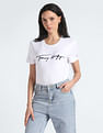 Tommy Hilfiger Script Logo Cotton T-Shirt