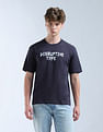 Flying Machine Relaxed Fit Typographic Printed T-Shirt