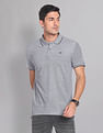 AD by Arvind Heathered COOL-IT Real Deal Polo Shirt