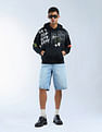 Flying Machine Graphic Printed Oversized Kidult Sweatshirt