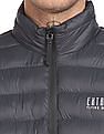 Flying Machine Long Sleeve High Neck Puffer Casual Jacket