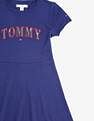 Tommy Hilfiger Kids Girls Cotton Round Neck A-Line Dress