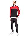 Flying Machine Crew Neck Colour Block Sweatshirt
