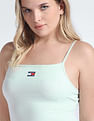Tommy Hilfiger Small Badge Tie Back Midi Dress
