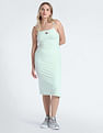 Tommy Hilfiger Small Badge Tie Back Midi Dress