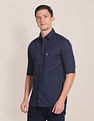 U.S. Polo Assn. Solid Cotton Tailored Shirt