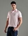 Tommy Hilfiger Solid Regular Fit Cotton Polo T-Shirt