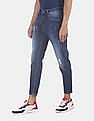 Flying Machine Mankle Slim Fit Ripped Stone Wash Jeans
