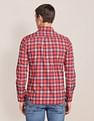 U.S. Polo Assn. Spread Collar Cotton Check Casual Shirt
