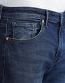 Flying Machine Slash Slim Tapered Fit Jeans