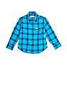 U.S. Polo Assn. Kids Boys Spread Collar Checked Shirt