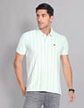 AD by Arvind Vertical Stripe COOL-IT Real Deal Polo Shirt