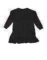 U.S. Polo Assn. Kids Round Neck Solid Sweater Dress