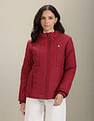 U.S. Polo Assn. Women Solid Hooded Puffer Jacket