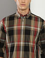 Tommy Hilfiger Pure Cotton Tonal Plaid Check Shirt
