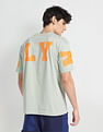 Flying Machine Rear Print Oversized T-Shirt