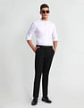 Arrow Newyork Smart Flex Super Slim Fit Trousers
