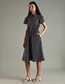 Tommy Hilfiger Cotton Spread Collar Shirt Dress