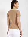 Tommy Hilfiger Solid Slim Fit Cotton Polo Shirt