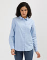 Tommy Hilfiger Solid Oxford Relaxed Fit Shirt