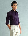 Arrow Newyork Slim Fit Smart Satin Shirt