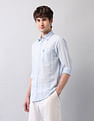 U.S. Polo Assn. Denim Co. Vertical Striped Pure Cotton Shirt