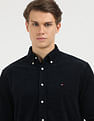 Tommy Hilfiger Solid Corduroy Regular Fit  Shirt