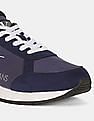 Calvin Klein Men Medieval Blue Jemmy Tonal Panel Lace Up Sneakers