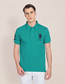 U.S. Polo Assn. Pique Knit Compact Cotton Polo Shirt