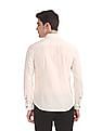 U.S. Polo Assn. Denim Co. White Slim Fit Spread Collar Shirt