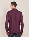 U.S. Polo Assn. Herringbone Brand Print Cotton Shirt