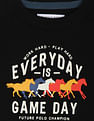 U.S. Polo Assn. Kids Crew Neck Graphic Print Cotton Sweater