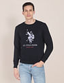 U.S. Polo Assn. Crew Neck Logo Print Sweatshirt