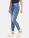 U.S. Polo Assn. Women Blue High Waist Slim Fit Stone Wash Jeggings